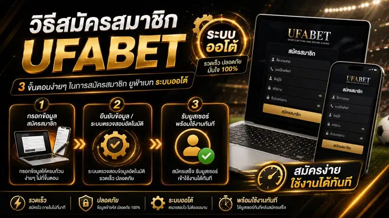 วิธีสมัครสมาชิก UFABET